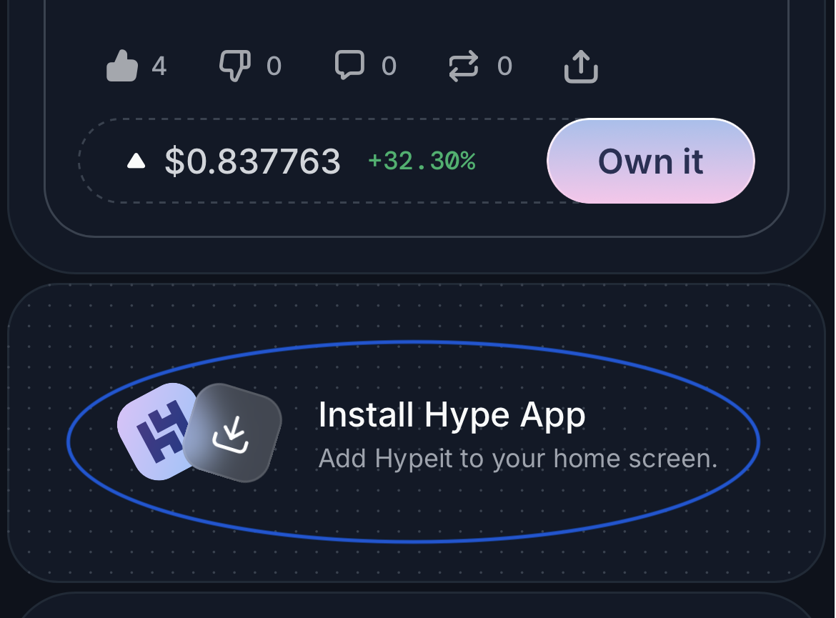 Enable notification card in feed
